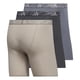 thumbnail image 5 of Calzoncillos tipo bóxer adidas de microfibra para hombre, paquete de 3 unidades, Wonder Beige, 5 of 6