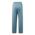 thumbnail image 6 of Summer Pants for Women 2025 Sweatpants Lined Baggy Athletic Jogger With Pockets Casual Trendy Pants Casual Beach Women High Waist Flare Womens plus Size Beach Travel Petite Pencil Light Blue XL, 6 of 7