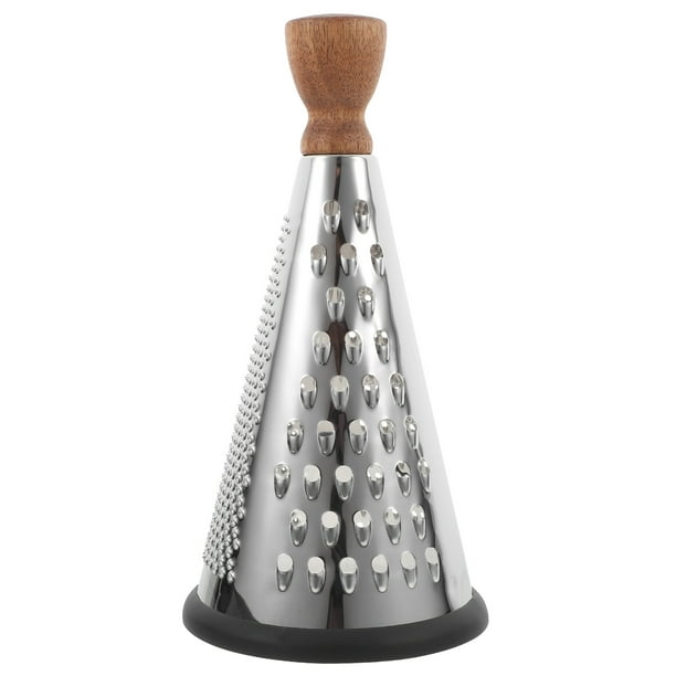 Rallador de queso manual de acero inoxidable, herramienta para rallar queso en casa.