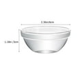 thumbnail image 2 of 4pc Glass Ramekins Mini Prep Bowls for Home Restaurant, 2 of 11