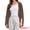 Dark Brown, variant on Women's Linen Cardigan 3/4 Sleeve Open Front Lightweight Shrug M Apricot
