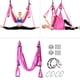 thumbnail image 3 of Conjunto de Columpio de Yoga DYNWAVEMX Aéreo Ancho Antigravedad Rosa Hamaca de Yoga, 3 of 8