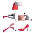 thumbnail image 1 of facefd 3 Pairs High Heel Tips Shoes Replacement Tap Caps Shoes Repair 9x10mm, 1 of 9