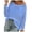 Blue, variant on Womens Summer Scoop Neck Short Sleeve Sweater Casual Crochet Out Knit Tops Pullover Shirts Beach Coverup (Black, L)