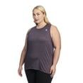 thumbnail image 2 of Reebok Women's and Women's Plus Size Legacy Core Knit Performance Graphic Tank Top, Sizes XS-4X, 2 of 5