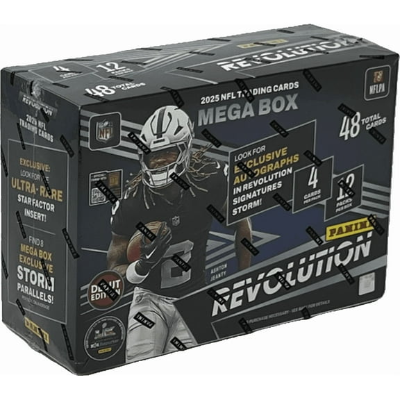 2025 Panini Revolution Football Mega Box (Storm Parallels!)