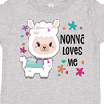 thumbnail image 4 of Inktastic Nonna Loves Me- cute and happy llama Boys or Girls Toddler T-Shirt, 4 of 5