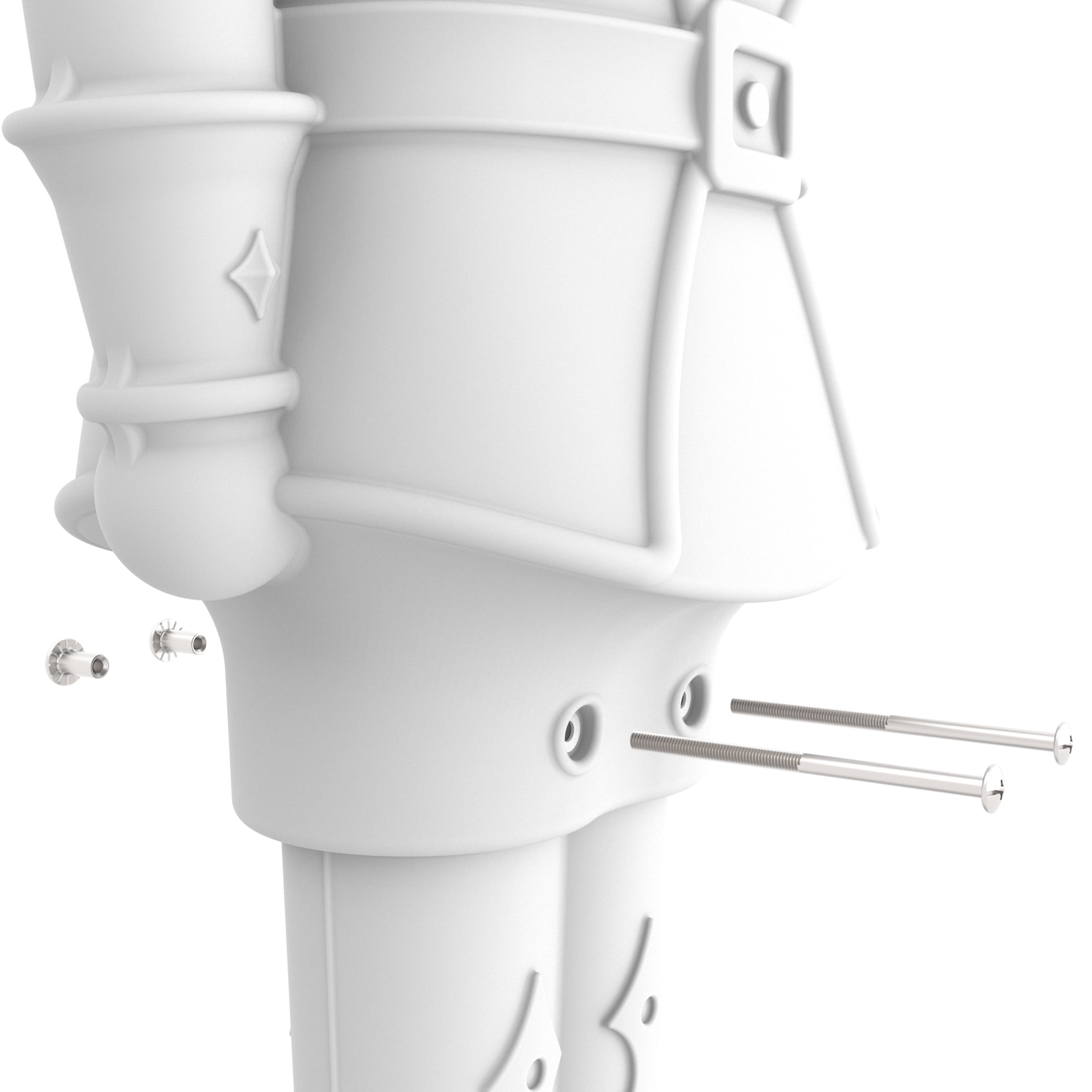 Step2 Giant Decorative Nutcracker Prince with Paintable, Indoor/Outdoor Finish, 21” x 72”