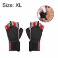 thumbnail image 2 of Guantes de levantamiento de pesas para gimnasio y ejercicio, soporte para muñeca, guantes de levantamiento de pesas, protección de palma, 2 of 5