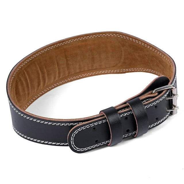 Weightlifting Belt Waist Protector Bodybuilding Padded PU Leather Contoured Weightlifting Belt Waist Protector