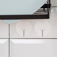 thumbnail image 2 of KAKOWELY transparent ceiling hooks 20pcs Heart Shaped Decorative Wall Hooks Transparent Strong Adhesive Wall Hooks For Home Kitchen Bathroom No Nail Utility Ceiling Hooks, 2 of 4