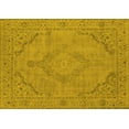 thumbnail image 1 of Ahgly Company Machine Washable Indoor Rectangle Oriental Yellow Industrial Area Rugs, 8' x 10', 1 of 4