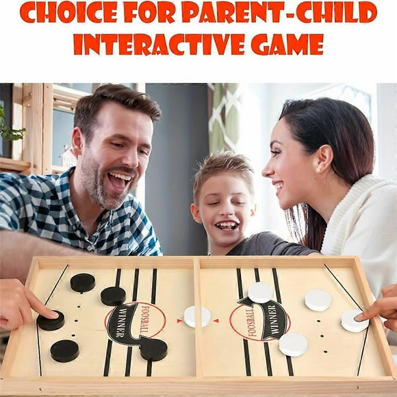 Wooden Catapult Hockey Board Games, Catapult Chess for Parent-child Interaction Two Players Board Games