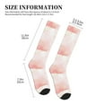 thumbnail image 2 of Compression Socks for Women and Men - Pink Marble Compression Socks Circulation for Workout, 2 of 8