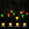thumbnail image 3 of Lámpara solar en forma de hongo, lámpara solar en forma de hongo para jardín al aire libre, resistente al agua, lámpara LED solar en forma de hongo multicolor., 3 of 5