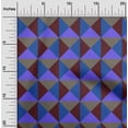 thumbnail image 2 of oneOone Velvet Maroon Fabric Geometric Fabric For Sewing Printed Craft Fabric By The Yard 58 Inch Wide, 2 of 4