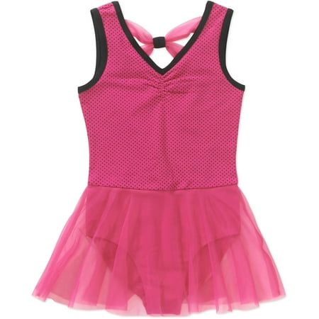 Pin Dot Skirted Dance Leotard