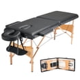 thumbnail image 1 of VEVOR Portable Massage Table 24" W, 2 Folding Lightweight Massage Table, 8-Level Height Adjustable Salon Tattoo Bed, Spa Table with Headrest, Armrests, Hand Pallet & Carrying Bag, 600LBS, 1 of 9