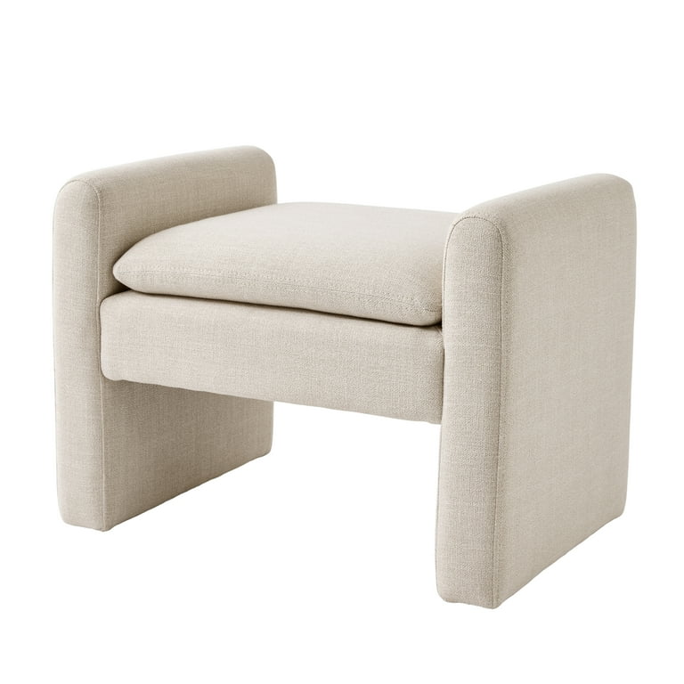Better Homes & Gardens Emerson Ottoman, Cream photo 4