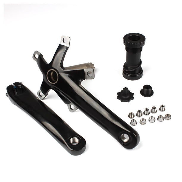 Bielas De Aleación De Aluminio Versátil, Juego De Bielas De Bicicleta A Prueba De Herrumbre Para Ciclista, Bicicleta De Ciclismo Kearding OD010684-01