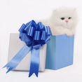 thumbnail image 3 of 20 Pack Pull Bows Large Satin Ribbon Florist Pink Pull Bows for Gift Wrapping, Wedding Cars(Pink), 3 of 4