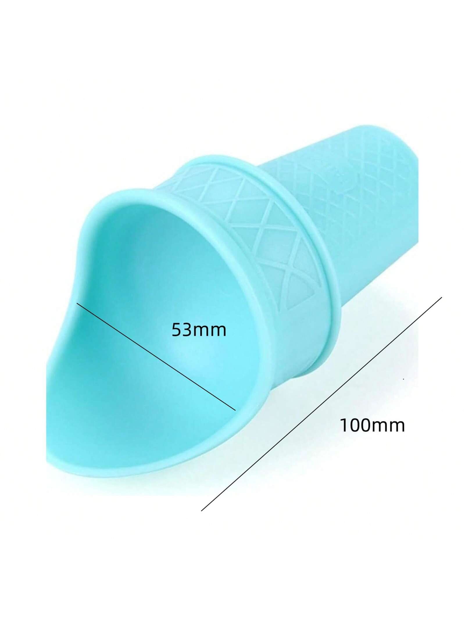 EastVita Silicone Ice Cream Cone Holder.4 Pcs Mini Ice Cream Scoop Cone.Ice Cream Cone. Reusable Ice Cream Cones .Ice Cream Cup Spoon For Birthday Party