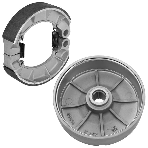 M MATI Rear Brake Drum Hub with Shoes for Honda Foreman Rubicon 500 2001-2014