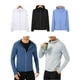 thumbnail image 5 of Chaqueta con capucha para hombre Cremallera completa Protección solar Manga larga con orificio Abanopi Blanco/M, 5 of 7