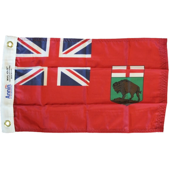 Manitoba - 12"X18" Nylon Flag