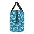 thumbnail image 4 of Naloa Daisies Flowers Print Lunch Bag for Women Men,Insulated Lunch Box for Adult,Reusable Lunch Tote Bag for Work, Picnic or Travel, 4 of 8