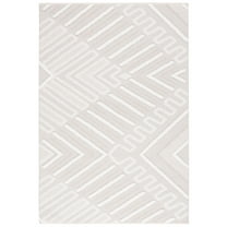 SAFAVIEH Trends Ambre Geometric Area Rug, Beige/Ivory, 2' x 3'