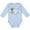 AE-Light Blue, variant on Inktastic It's My 1st Easter with Cross and Flowers Boys or Girls Long Sleeve Baby Bodysuit