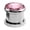 pink, variant on Ear Plug Zircon Crystal Gem Metal Flesh Tunnel SCREW ON Ear Piercing 10mm /-pink-4mm