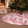thumbnail image 6 of Yiaed Summer Flamingo Print Christmas Tree Skirt , Tree SkirtsTree Mat for Christmas Winter Holiday Indoor Decorations-48", 6 of 7