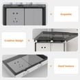 thumbnail image 2 of LIOOBO Thin Waterproof Plug Protector Wall Socket Cover Black Plastic 1Pcs, 2 of 6
