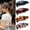 Set A01, variant on Small Banana Hair Clips for Women Matte  Hair Claw Clips Fashion Cute Hair Barrettes  Hold No Slip Hair Accessories High Ponytail Hair Styling Decorations 4 count