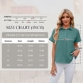 thumbnail image 3 of SHIBEVER Womens Blouse Summer Blouse Short Sleeve Blouses & Button-down Shirts Casual Trendy Green Blouse for Women Tops XXL, 3 of 8