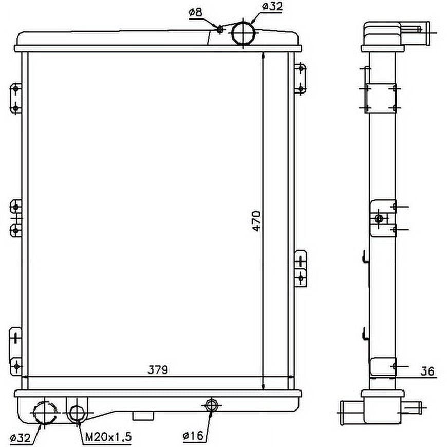 Nissens 604411 Radiator