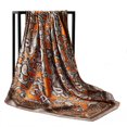 thumbnail image 1 of Écharpe d'Été pour Femmes, Enveloppe de Tête Vintage Rétro Carrée, Protection de Tête Pliable, Tissu Doux, Imprimé Cachemire, 1 of 10