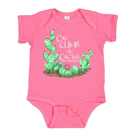 

Inktastic Go Climb a Cactus Cacti and Succulents Gift Baby Boy or Baby Girl Bodysuit