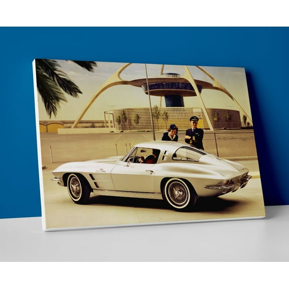 Corvette Stringray Poster or Wrapped Canvas