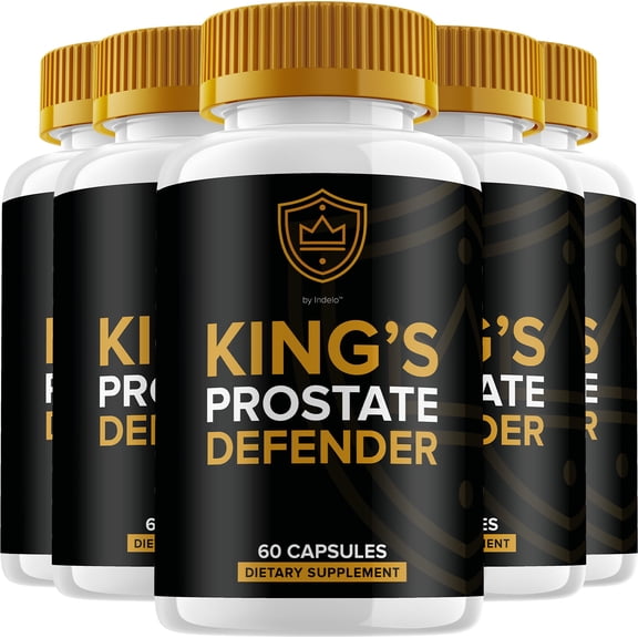Kings Prostate Defender for Men – KingsProstateDefender Advanced Formula for Male Health Supplement, Reviews, 5 Pack, 300 Capsules