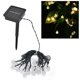 thumbnail image 1 of Luz Impermeable Srting, Lámpara De Cadena Solar Luces Colgantes De Plástico Luz Solar 20 LED Con 8 Modos De Iluminación Para Puertas Para Jardines Para Terrazas, 1 of 7