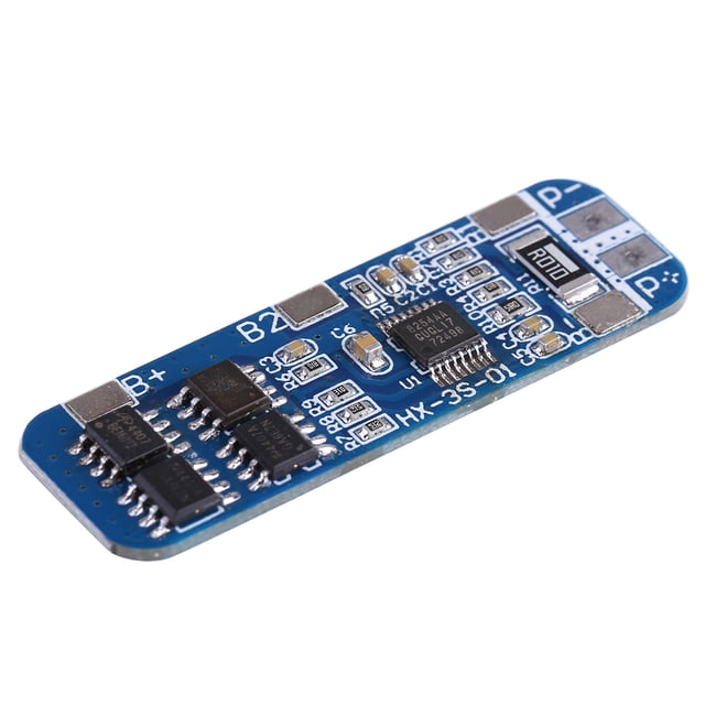 Placa de protección de batería, módulo de protección de 11,1 V y 12 V de la serie 3, funcionalidad inteligente