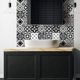 thumbnail image 4 of Pegatinas adhesivas para azulejos | Azulejos de cemento autoadhesivos - Azulejos de mosaico para pared para baño y cocina | Azulejos de cemento adhesivos para pared - Azulejos 15 X 15 Cm - 30 P, 4 of 5