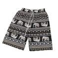 thumbnail image 2 of Pantalones cortos de playa Hombres Mujeres Hippie Pantalones cortos Calzoncillos Pierna ancha Cintura elástica Moda Playa Marrón Jinwen Pantalones de playa, 2 of 8