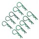 thumbnail image 5 of Clips De Carcasa De Coche RC, Fácil De Instalar Clips De Cuerpo RC Verdes Operación Confiable Para La Mayoría De Los Coches De Control Remoto, 5 of 8