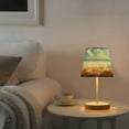 thumbnail image 6 of BZSMCE Table Lamp Creative Seashells on Sandy Beach Simple Pattern Night Light, 6 of 8