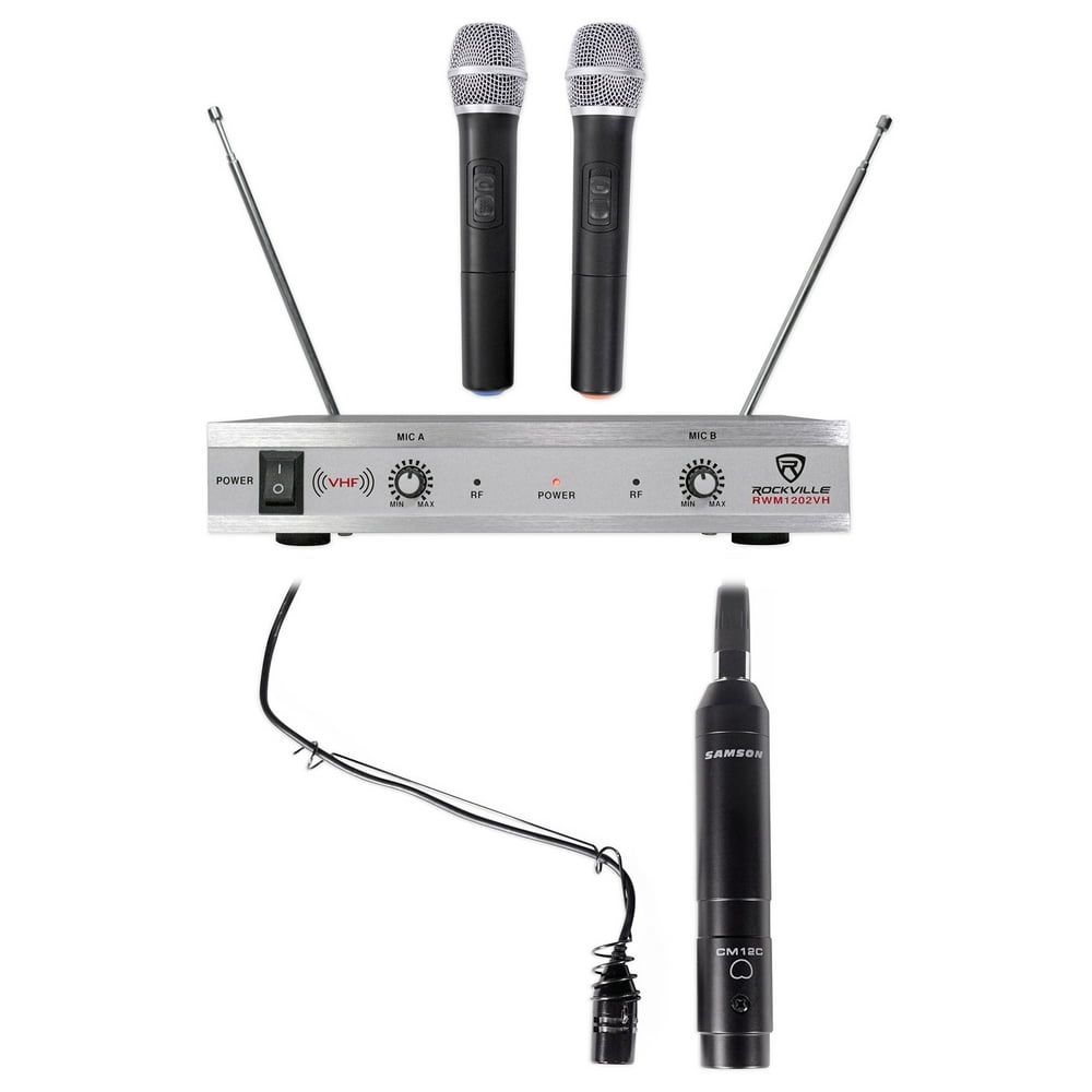 Samson CM12C Hanging Choir Microphone or Orchestra Mic+2) Handheld