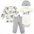 thumbnail image 2 of Hudson Baby Infant Boy Preemie Layette Set 4-Piece, Royal Safari, Preemie, 2 of 2